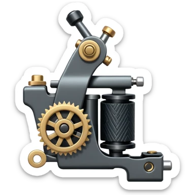 tattoo machine sticker