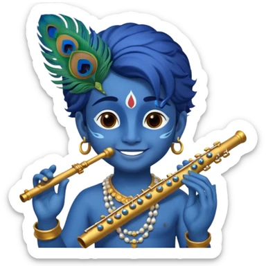 Lord little Krishna sticker