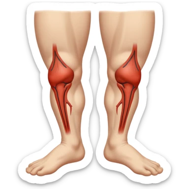 Jambes lourdes sticker