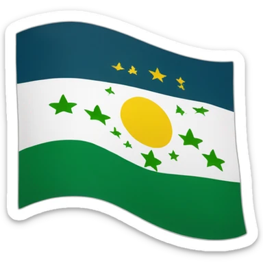  azad kashmir flag sticker