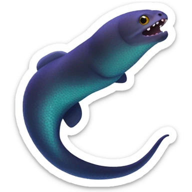 electric moray eel  sticker