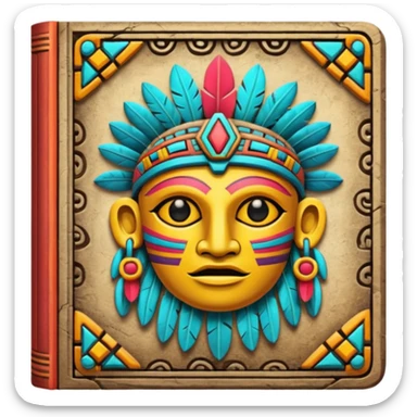aztec book sticker