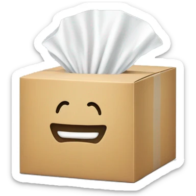 Dryer sheet box  sticker