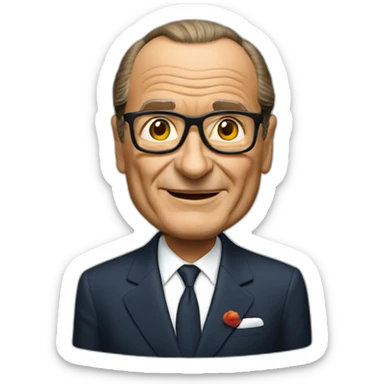 Jaque chirac sticker