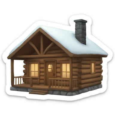 Cozy A cabin sticker