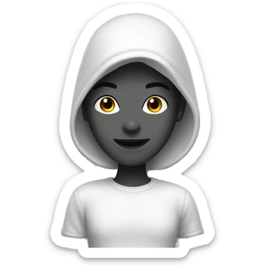 holic flashing black and white sticker