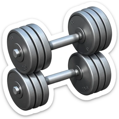 Peso de academia sticker