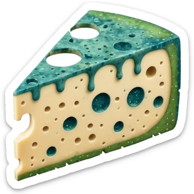 moldy parmesan cheese  sticker