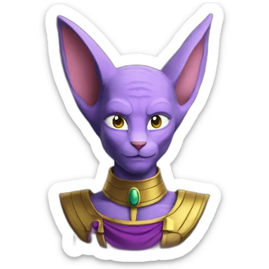 Beerus sticker