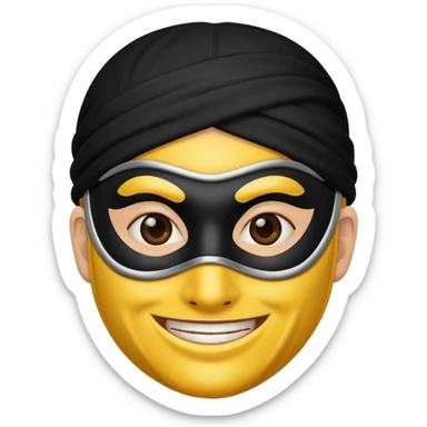 Emoji De Ladrão melhor sticker