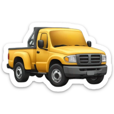 Flarbed light truck sticker