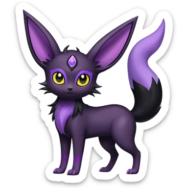 Noibat-Umbreon-Espeon-hybrid, full body sticker