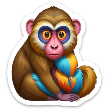 Mandrill sticker