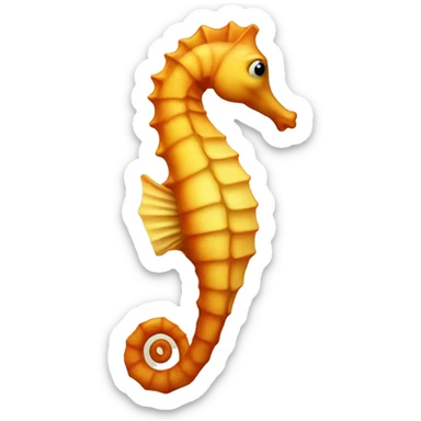 Sea horse sticker