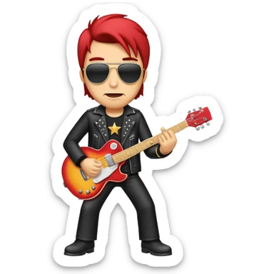rockstar man sticker