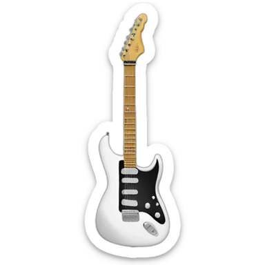 an electric guitar sticker