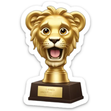 cannes lions trophy sticker