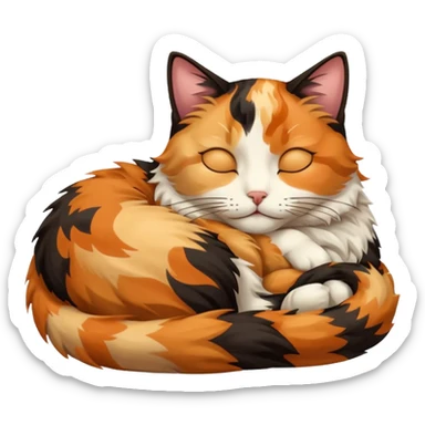 Gatto che dorme sticker