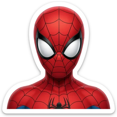 Spider man emoji sticker