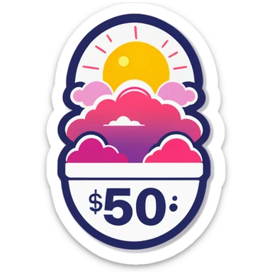 Aesthetic SPF 50 cream sticker