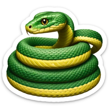 cap snake sticker