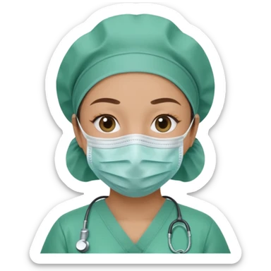 scrub nurse sticker