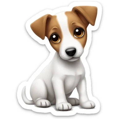 Jack Russell puppy sticker