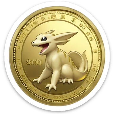 pokemon money puregold coin pokecoin pokedollar dollar sticker