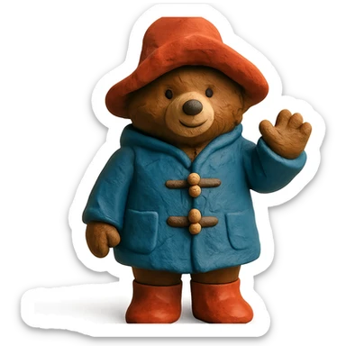 Paddington Bear sticker