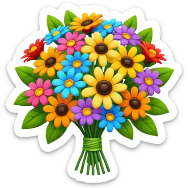 bouquet sticker