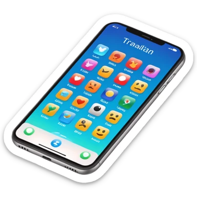 Translation app sticker