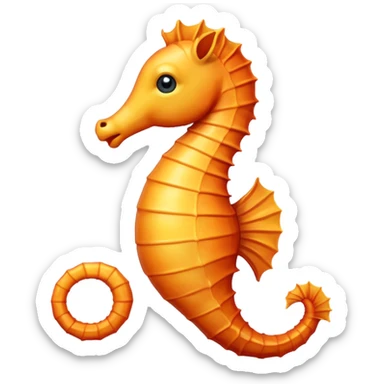 seahorse emoji sticker
