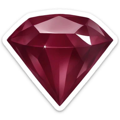 Burgundy Diamond  sticker