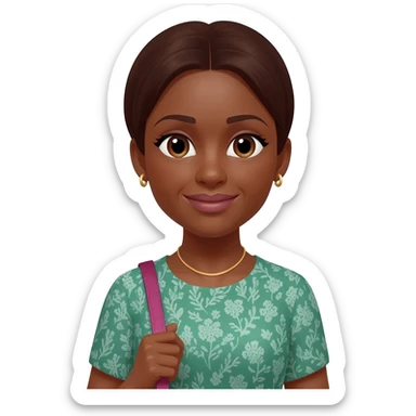 Gonemili Grace mode avec sac a main sticker