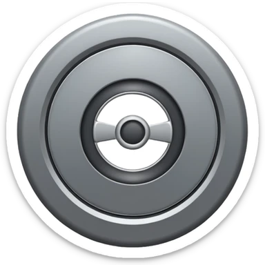 Genrate for me a settings wheel like an iphone sticker