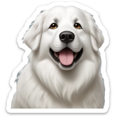 A Great Pyrenees  sticker