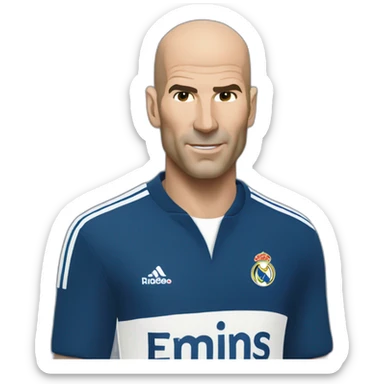 Zinedine Zidane sticker