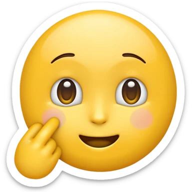 Emoji de pensamiento  sticker