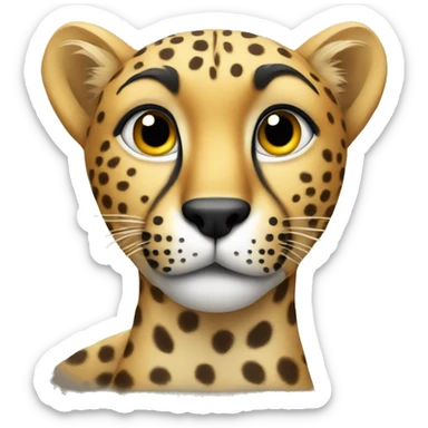 Cheetah sticker