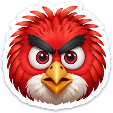 angry bird animated sticker