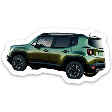 Jeep renegade cross country  sticker