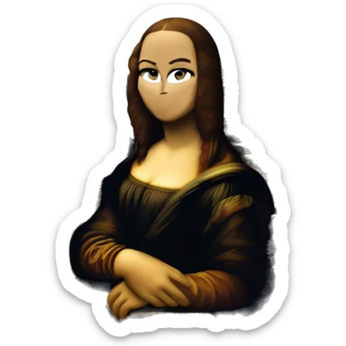"Mona Lisa" - Leonardo da Vinci sticker