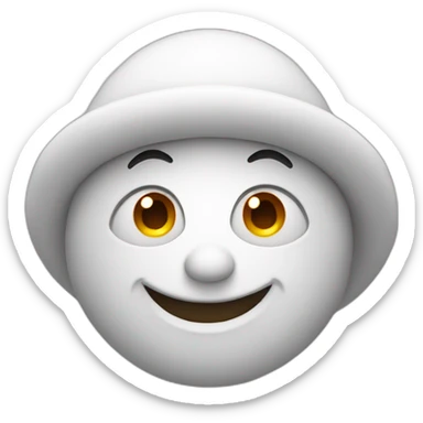 Bonhomme avec un regard de jugement sticker