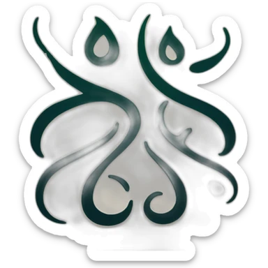 arabic calligraphy sticker