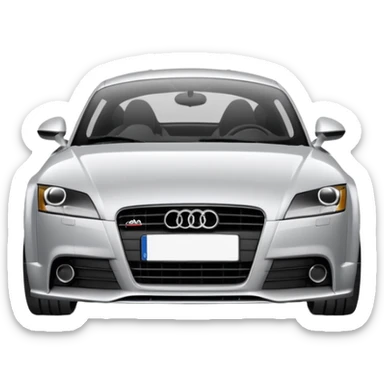 Audi TT Mk1 car front view sticker