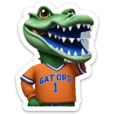 florida gators mascot sticker