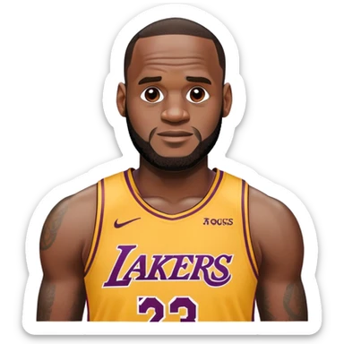LeBron with Down syndrome  sticker