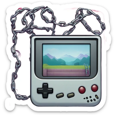 Gameboy trap sticker