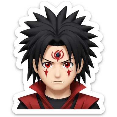 Madara uchiha sharingan sticker