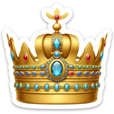 Egyptian Crown sticker